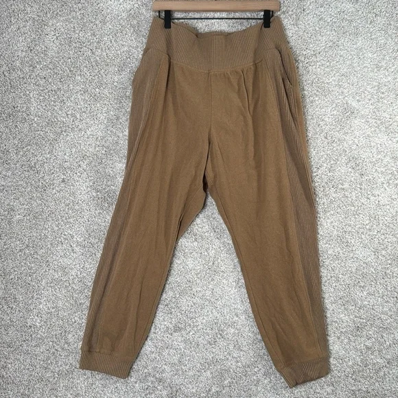 Champion Tan Ribbed Jogger Sweatpants - XL - Picture 1 of 10